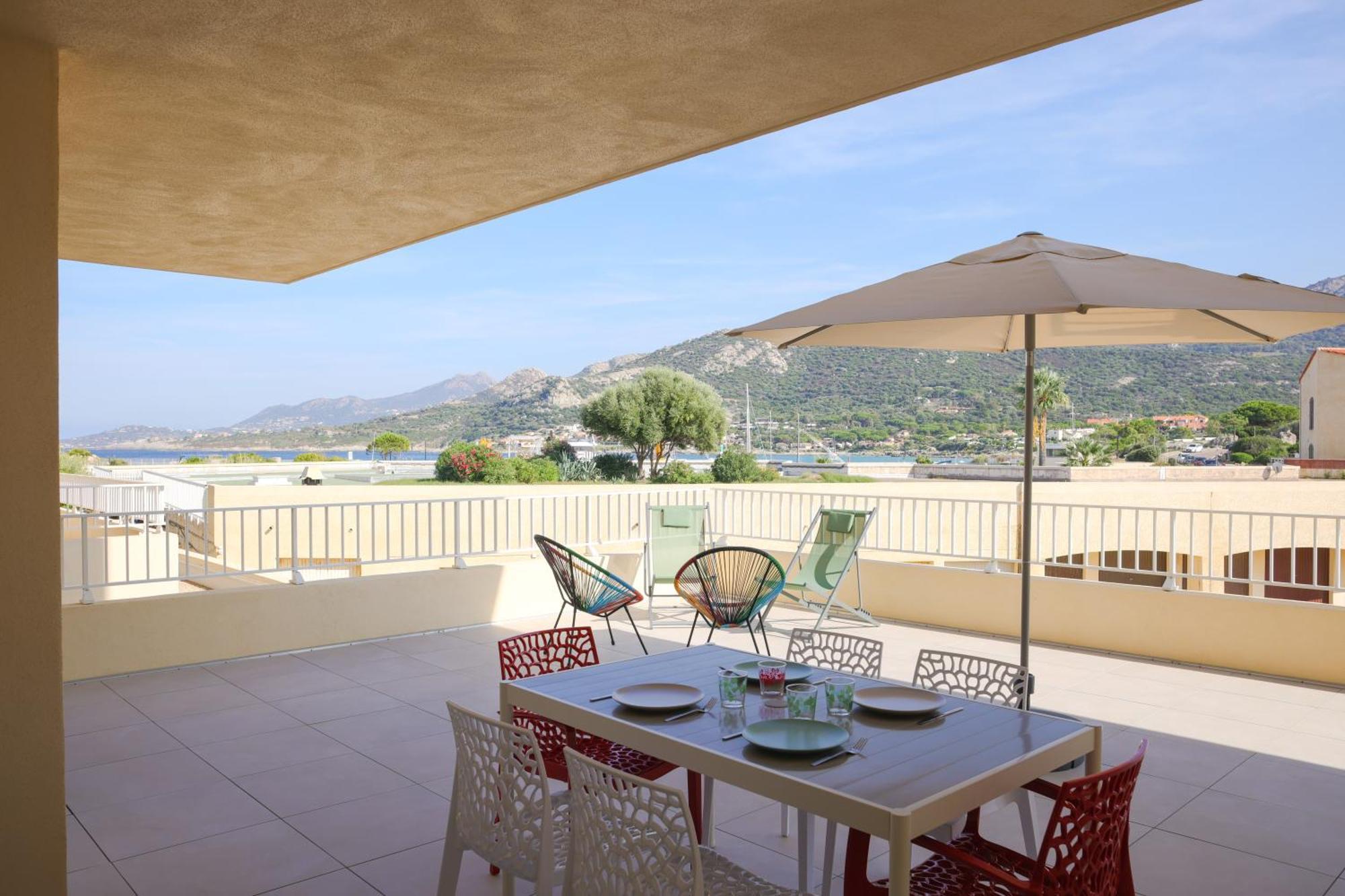 Appartement La Balagne , Bord De Mer, Grande Terrasse, Sant'Ambroggio Лумио Экстерьер фото